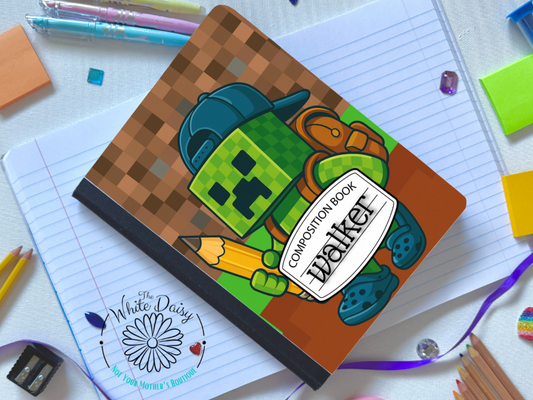 Walker - Personalized Composition Notebook