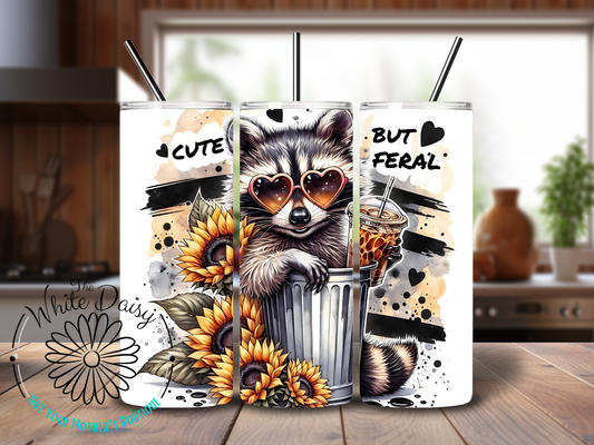 Cute But Feral 20 oz Tumbler