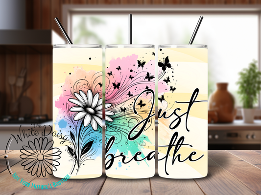 Just Breathe 20 oz Tumbler