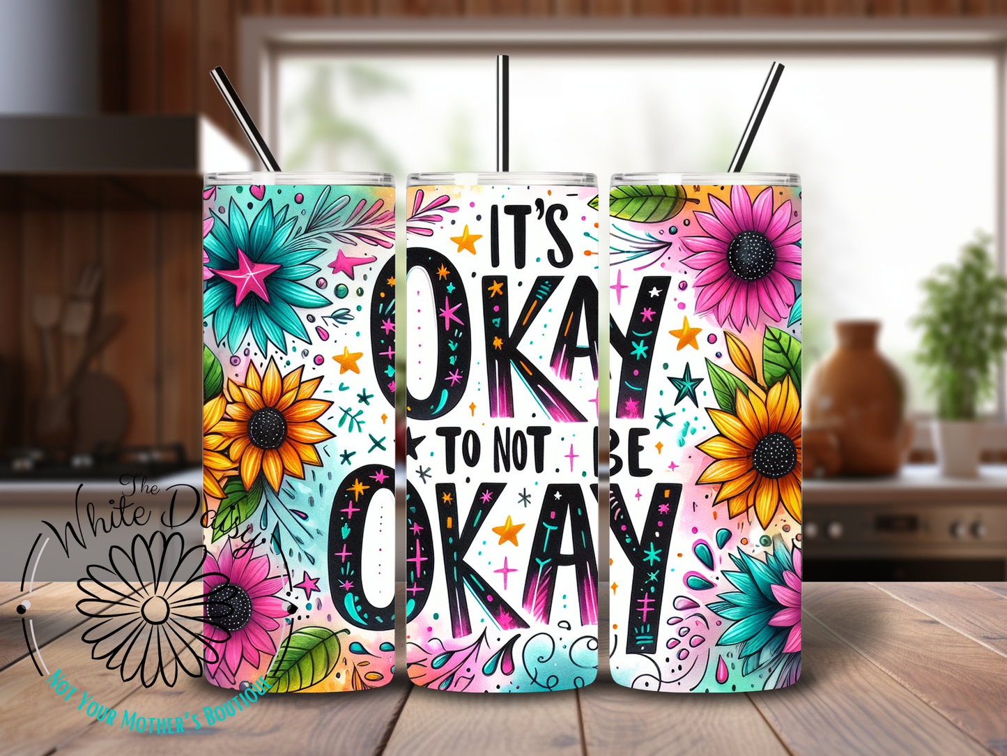 Okay To Not Okay 20 oz Tumbler